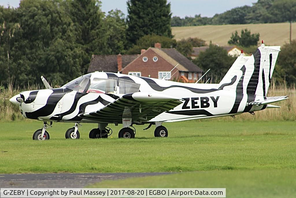 G-ZEBY, 1973 Piper PA-28-140 Cherokee E C/N 28-7325240, Resident@EGBO. Ex:-G-BFBF,EI-BMG,PH-SRF.