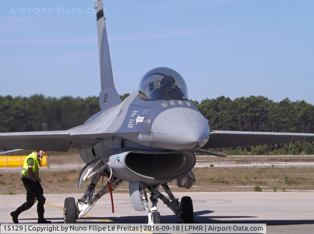 15129, 1982 General Dynamics F-16AM Fighting Falcon C/N M17-13/61-610, During the LPMR open day. 
Already sold to Romanian Air Force.