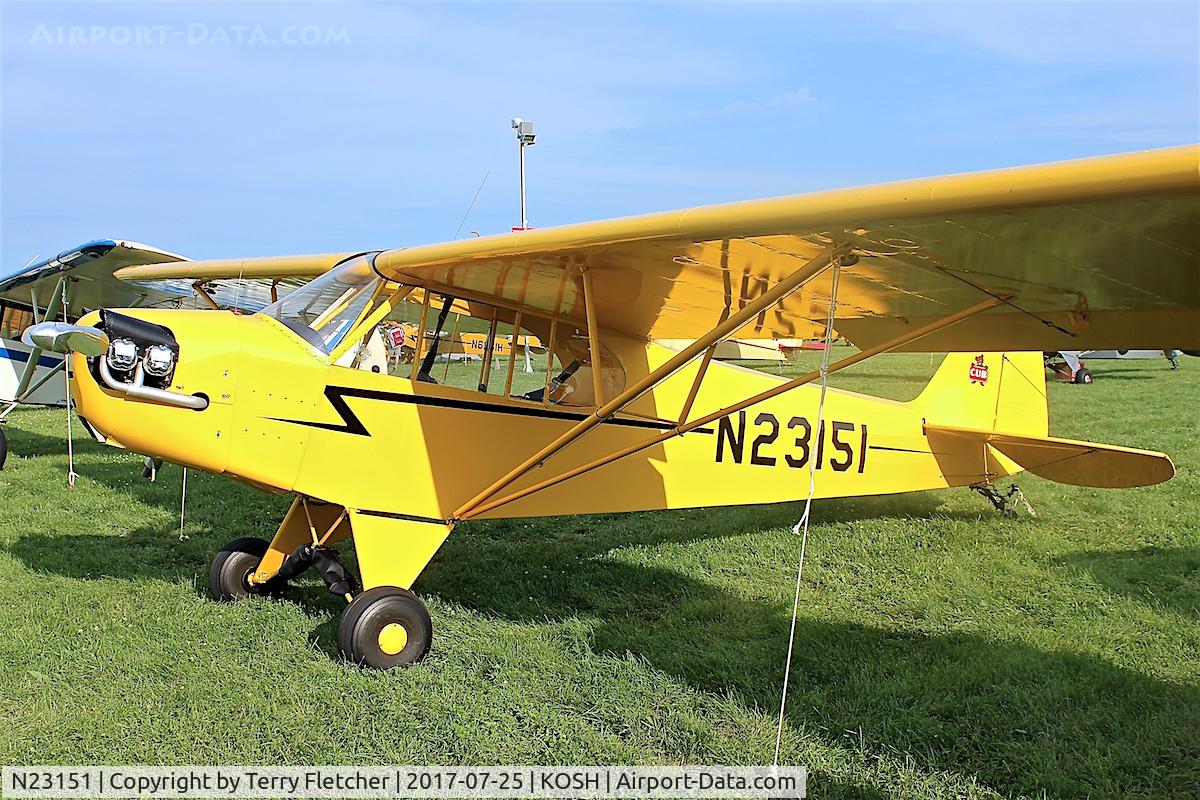 N23151, 1939 Piper J3C-65 Cub Cub C/N 2932, At 2017 EAA Airventure at Oshkosh