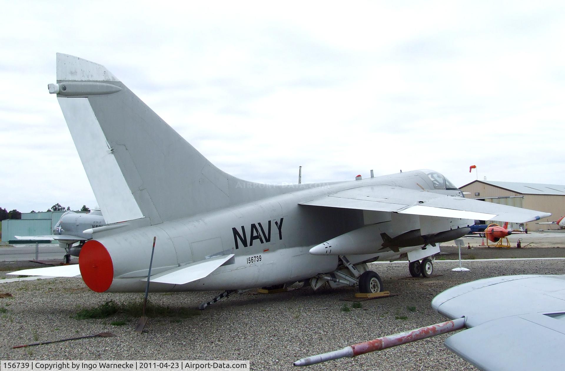 156739, LTV A-7C Corsair II C/N C-006, LTV A-7C Corsair II at the Estrella Warbirds Museum, Paso Robles CA