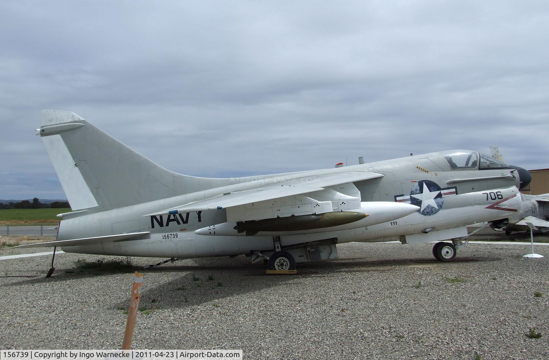 156739, LTV A-7C Corsair II C/N C-006, LTV A-7C Corsair II at the Estrella Warbirds Museum, Paso Robles CA