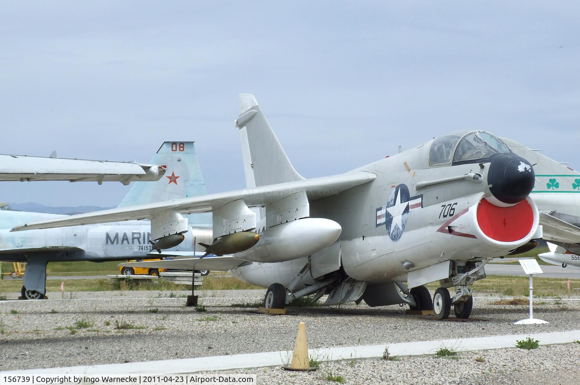 156739, LTV A-7C Corsair II C/N C-006, LTV A-7C Corsair II at the Estrella Warbirds Museum, Paso Robles CA