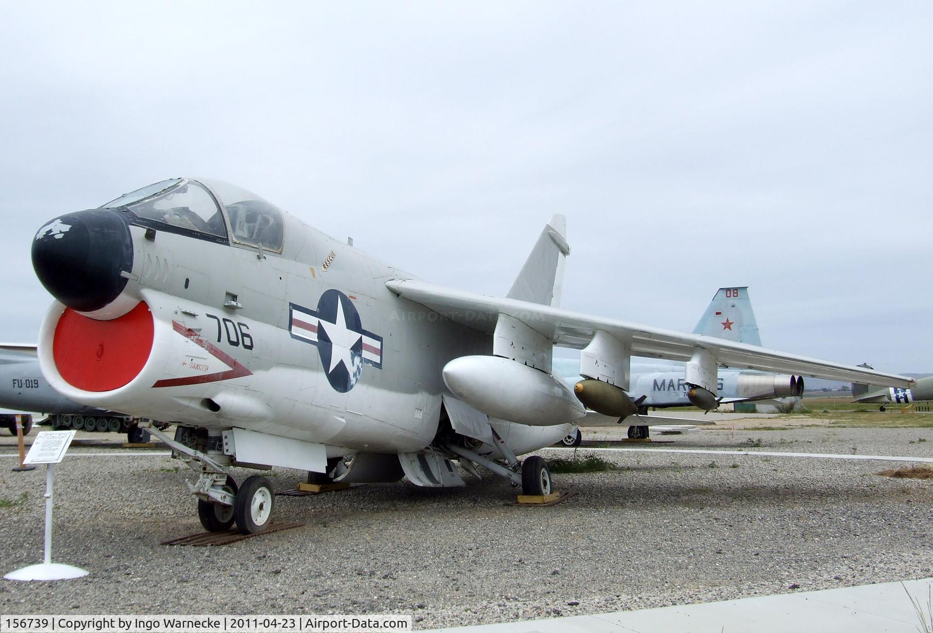 156739, LTV A-7C Corsair II C/N C-006, LTV A-7C Corsair II at the Estrella Warbirds Museum, Paso Robles CA