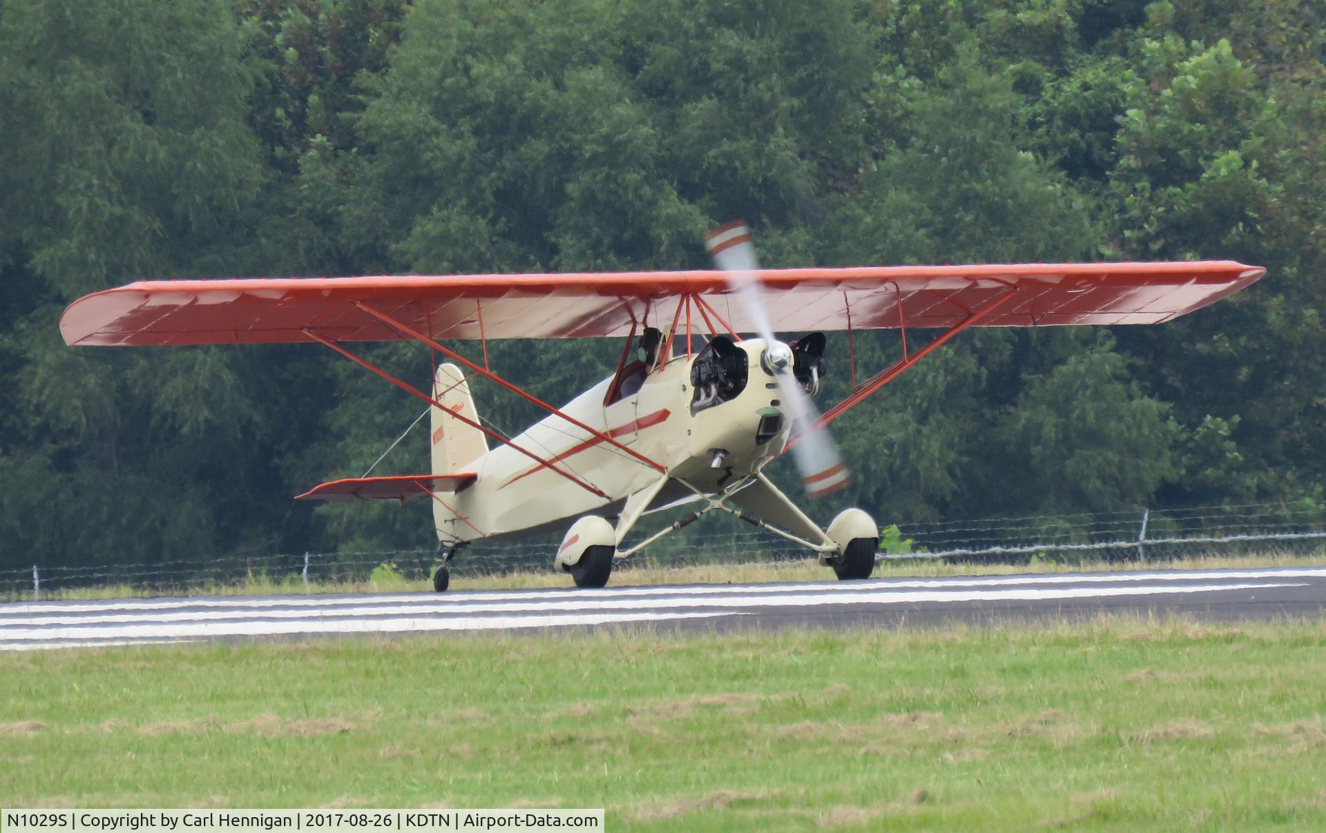 N1029S, 2004 Corben Baby Ace Model D C/N M-345, Taking of runway 14