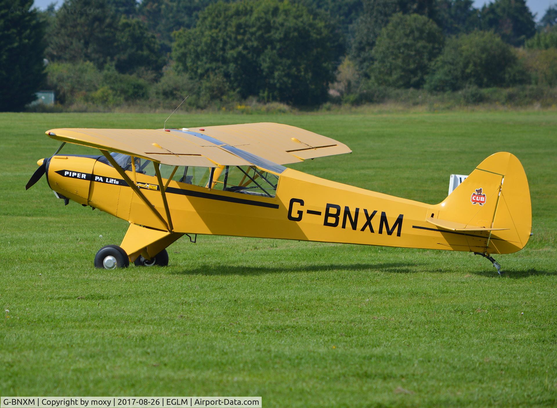 G-BNXM, 1954 Piper L-21B Super Cub (PA-18-135) C/N 18-4019, Piper L-21B Super Cub (Modified) at White Waltham. Ex MM54-2619