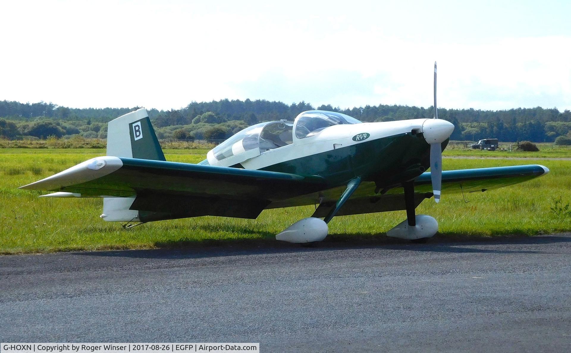 G-HOXN, 2007 Vans RV-9 C/N PFA 320-14229, Visiting RV-9.