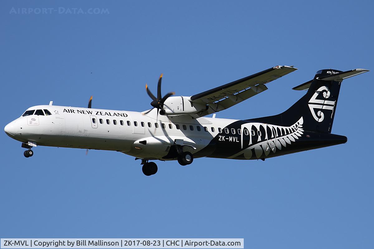 ZK-MVL, 2016 ATR 72-600 (72-212A) C/N 1328, in from NPE