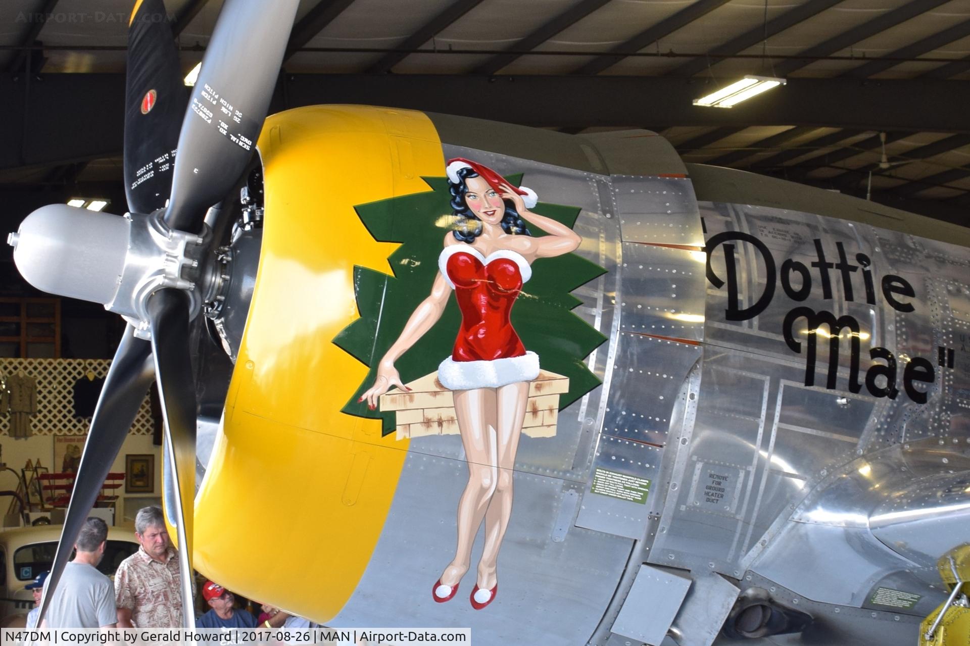N47DM, 1942 Republic P-47D Thunderbolt C/N 42-29150, 1942 P-47D Thunderbolt. I keep clicking the P-47, but the computer picks the Cessna!!!!