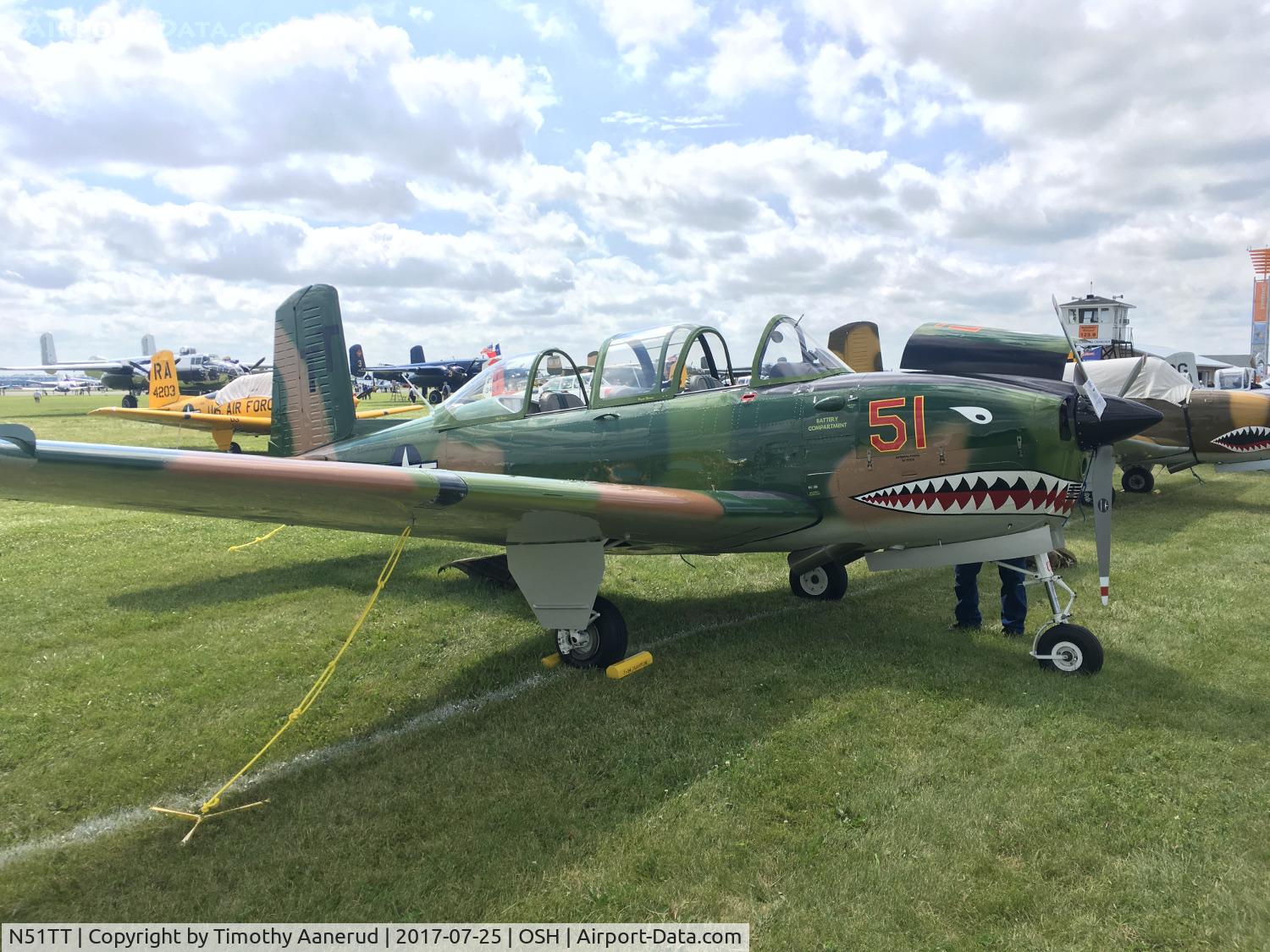 N51TT, 1981 Beech D-45 (T-34B) Mentor C/N BG-107, 1981 Beech D-45, c/n: BG-107 (140773)
