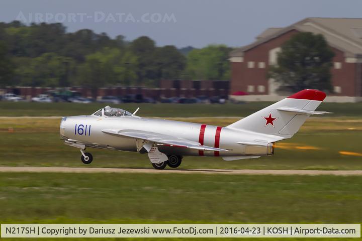 N217SH, 1959 PZL-Mielec Lim-5 (MiG-17F) C/N 1C1611, PZL Mielec Lim-5 (MiG-17F)  C/N 1C1611, NX217SH