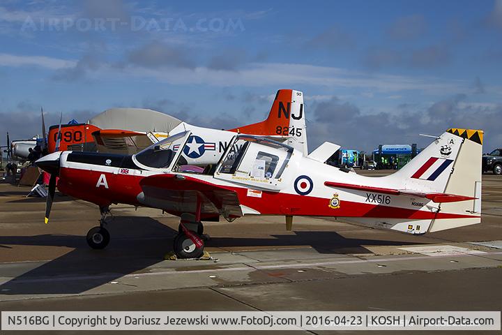 N516BG, 1973 Scottish Aviation Bulldog T.1 C/N BH120/202, Scottish Aviation Bulldog T.1  C/N BH120/202, N516BG