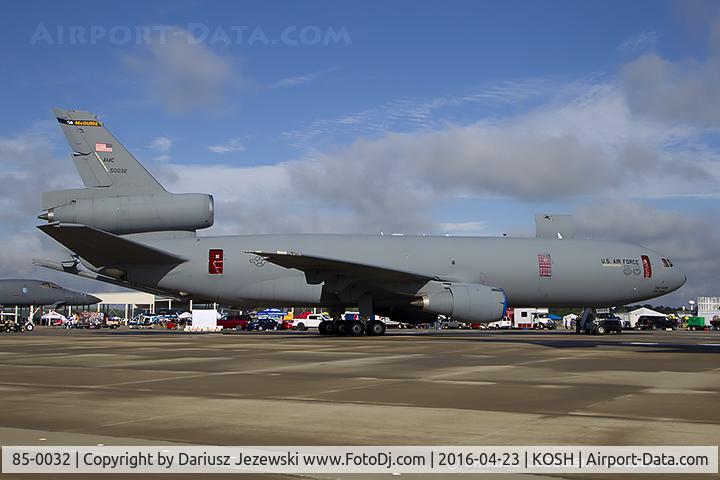 85-0032, 1985 McDonnell Douglas KC-10A Extender C/N 48237, KC-10A Extender 85-0032  from 2nd ARS 