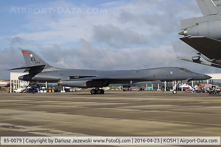 85-0079, 1985 Rockwell B-1B Lancer C/N 39, B-1B Lancer 85-0079 EL from 34th BS 