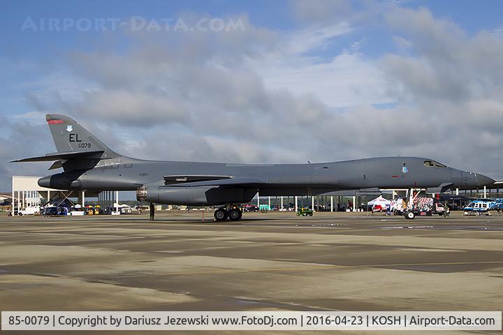 85-0079, 1985 Rockwell B-1B Lancer C/N 39, B-1B Lancer 85-0079 EL from 34th BS 