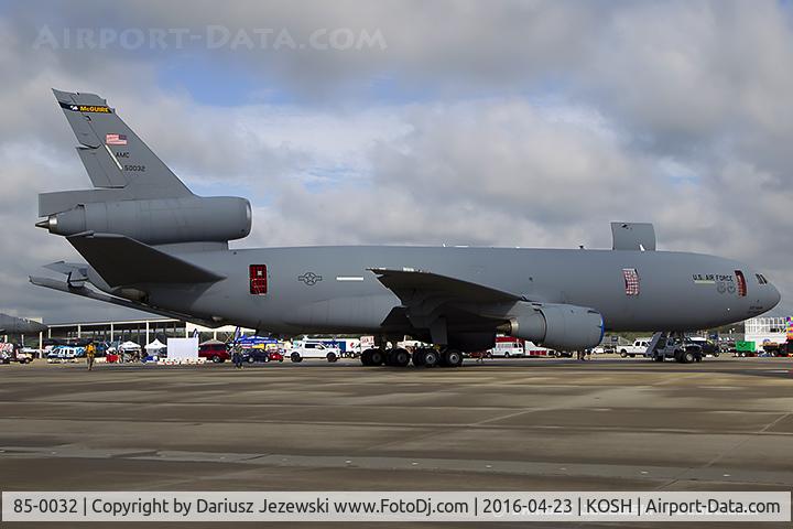 85-0032, 1985 McDonnell Douglas KC-10A Extender C/N 48237, KC-10A Extender 85-0032  from 2nd ARS 