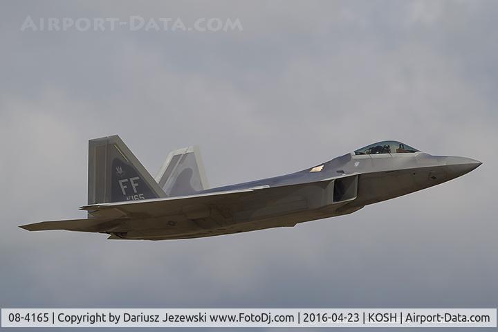 08-4165, Lockheed Martin F-22A Raptor C/N 4165, F-22 Raptor 08-4165 FF from 27th FS 