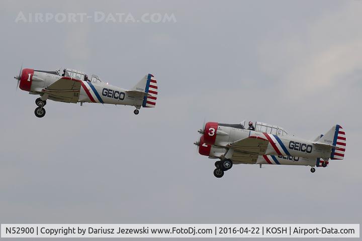 N52900, 1940 North American SNJ-2 Texan C/N 2010, North American SNJ-2 Texan  C/N 2010 - Geico Skytypers, N52900