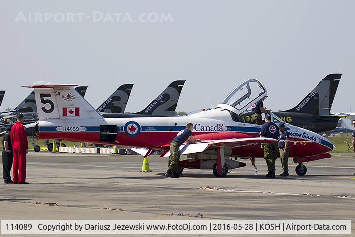 114089, Canadair CT-114 Tutor C/N 1089, CAF CT-114 Tutor 114089 C/N 1089 from Snowbirds Demo Team 15 Wing CFB Moose Jaw, SK