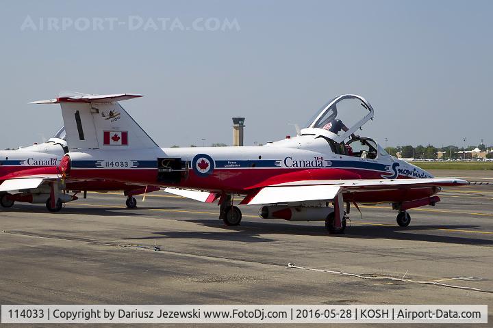 114033, Canadair CT-114 Tutor C/N 1033, CAF CT-114 Tutor 114033 C/N 1033 from Snowbirds Demo Team 15 Wing CFB Moose Jaw, SK
