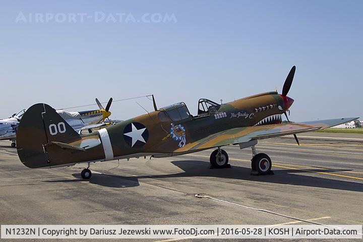 N1232N, 1943 Curtiss P-40N Warhawk C/N 27483, Curtiss P-40M Warhawk 