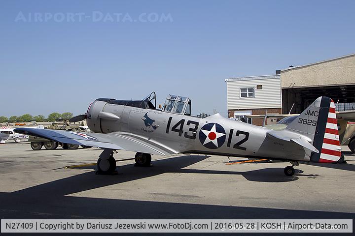 N27409, 1949 North American AT-6D Texan C/N 168-393, North American AT-6D Texan 