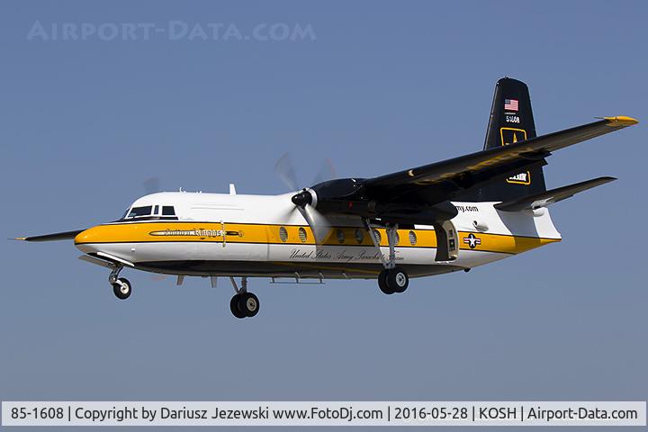 85-1608, 1984 Fokker C-31A (F27-400M) Troopship C/N 10668, C-31A Troopship (F-27-400M) 85-1608  from USAR