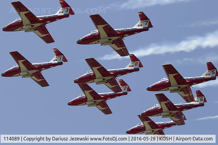 114089, Canadair CT-114 Tutor C/N 1089, CAF CT-114 Tutor 114089 C/N 1089 from Snowbirds Demo Team 15 Wing CFB Moose Jaw, SK