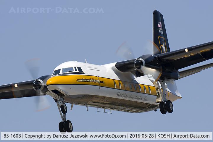 85-1608, 1984 Fokker C-31A (F27-400M) Troopship C/N 10668, C-31A Troopship (F-27-400M) 85-1608  from USAR