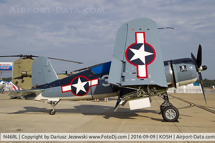 N46RL, 1945 Goodyear FG-1D Corsair C/N Not found (92508/N46RL), Goodyear FG-1D Corsair  C/N 92508, N46RL