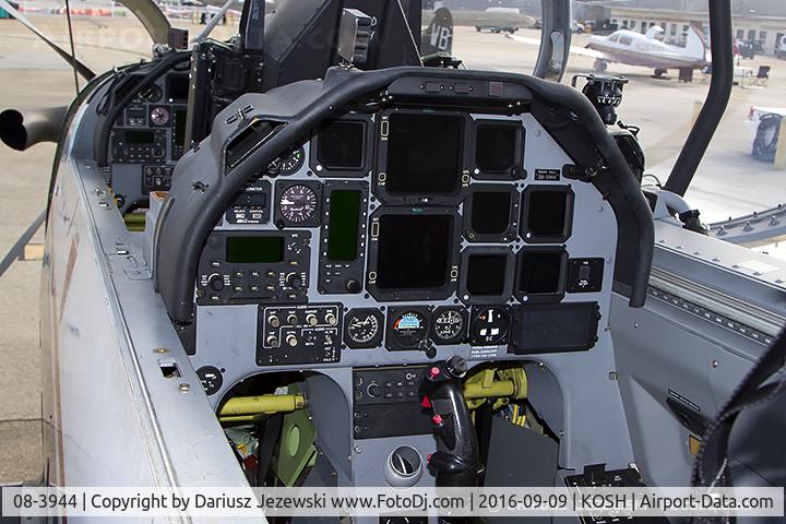 08-3944, 2008 Raytheon T-6A Texan II C/N PT-503, Cockpit of T-6A Texan II 08-3944