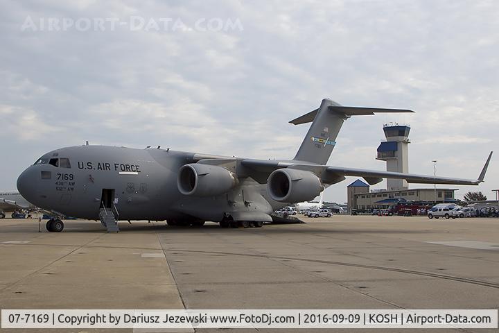 07-7169, 2007 Boeing C-17A Globemaster III C/N F-179/P-169, C-17A Globemaster 07-7169  from 3rd ARS 