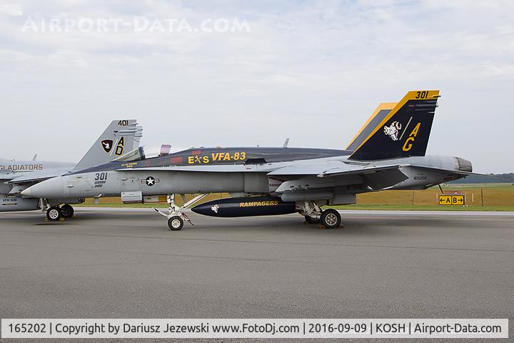 165202, McDonnell Douglas F/A-18C Hornet C/N 1358/C427, F/A-18C Hornet 165202 AG-301 from VFA-83 