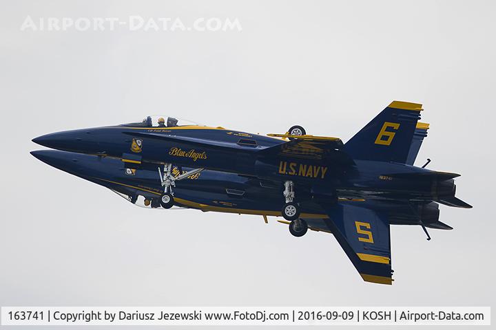 163741, 1989 McDonnell Douglas F/A-18C Hornet C/N 0812/C100, F/A-18C Hornet 163741  from Blue Angels Demo Team  NAS Pensacola, FL