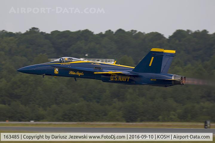 163485, 1988 McDonnell Douglas F/A-18C Hornet C/N 0717/C044, F/A-18C Hornet 163485  from Blue Angels Demo Team  NAS Oceana, VA