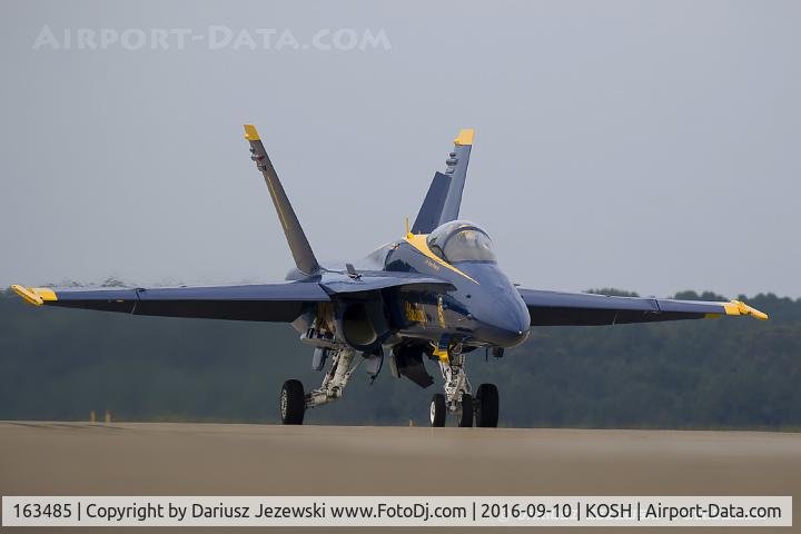 163485, 1988 McDonnell Douglas F/A-18C Hornet C/N 0717/C044, F/A-18C Hornet 163485  from Blue Angels Demo Team  NAS Oceana, VA