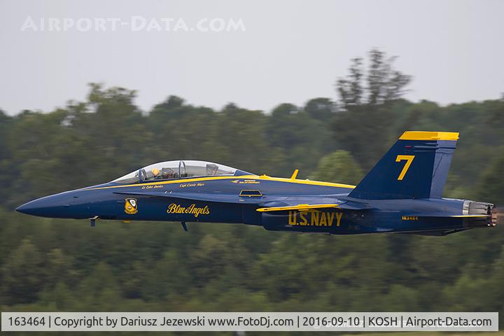 163464, 1988 McDonnell Douglas F/A-18D Hornet C/N 685/D010, F/A-18D Hornet 163464  from Blue Angels Demo Team  NAS Pensacola, FL