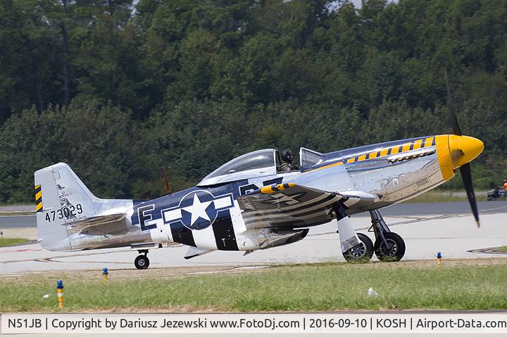 N51JB, 1944 North American P-51D Mustang C/N 122-39488, North American P-51D Mustang 
