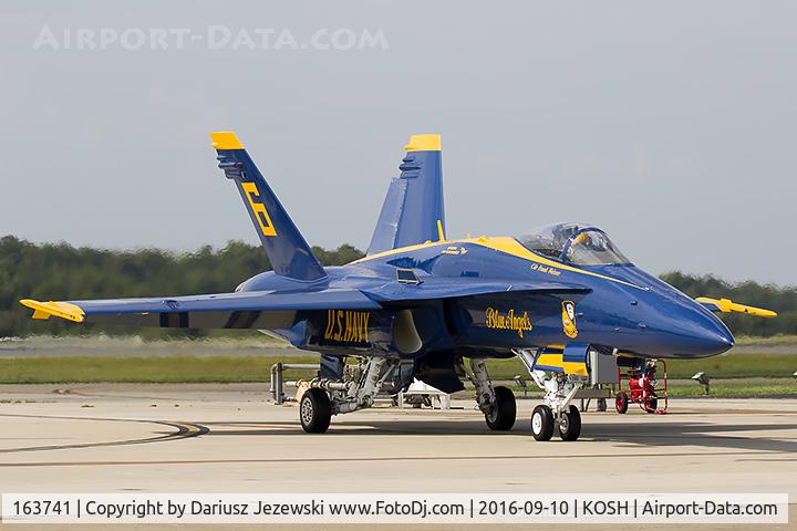 163741, 1989 McDonnell Douglas F/A-18C Hornet C/N 0812/C100, F/A-18C Hornet 163741  from Blue Angels Demo Team  NAS Pensacola, FL