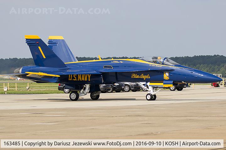 163485, 1988 McDonnell Douglas F/A-18C Hornet C/N 0717/C044, F/A-18C Hornet 163485  from Blue Angels Demo Team  NAS Oceana, VA