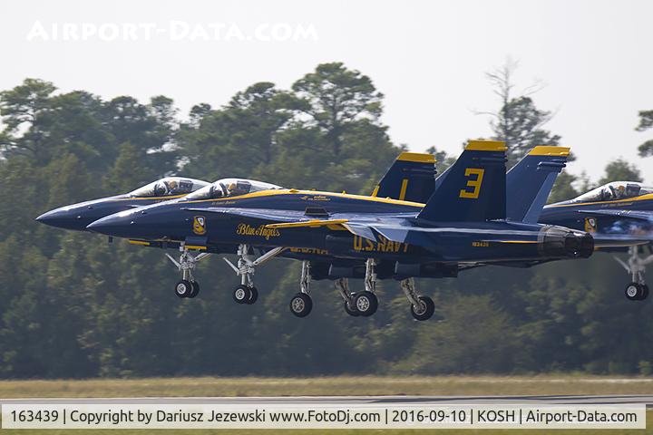 163439, 1987 McDonnell Douglas F/A-18C Hornet C/N 0639/C011, F/A-18C Hornet 163439  from Blue Angels Demo Team  NAS Pensacola, FL