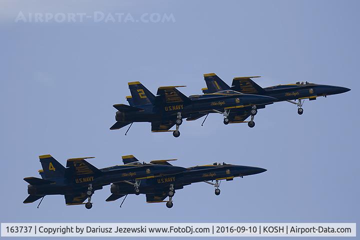 163737, 1989 McDonnell Douglas F/A-18C Hornet C/N 808/C096, F/A-18C Hornet 163737 C/N 0808 from Blue Angels Demo Team  NAS Pensacola, FL