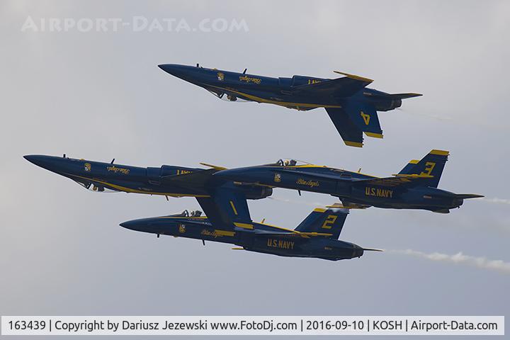 163439, 1987 McDonnell Douglas F/A-18C Hornet C/N 0639/C011, F/A-18C Hornet 163439  from Blue Angels Demo Team  NAS Pensacola, FL