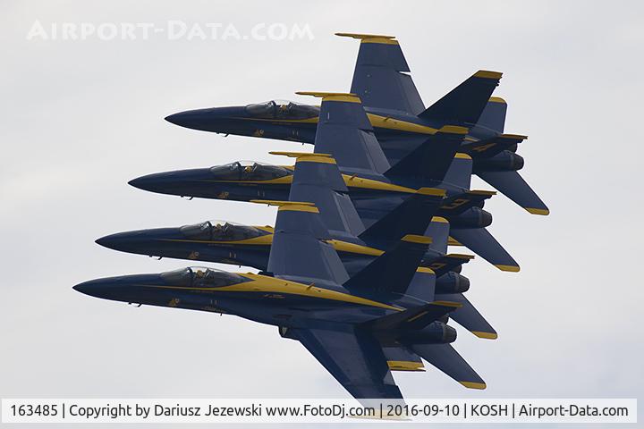 163485, 1988 McDonnell Douglas F/A-18C Hornet C/N 0717/C044, F/A-18C Hornet 163485  from Blue Angels Demo Team  NAS Oceana, VA