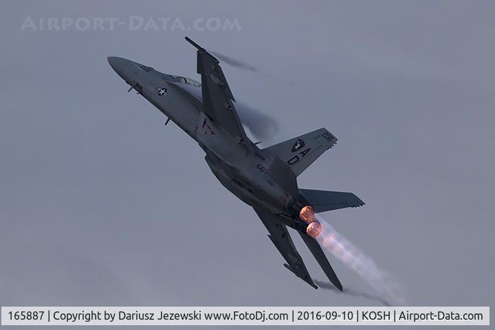 165887, Boeing F/A-18F Super Hornet C/N F047, U.S. Navy F/A-18 Super Hornet performing afterburner flyovers - F/A-18F Super Hornet 165887 AD-206 from VFA-106