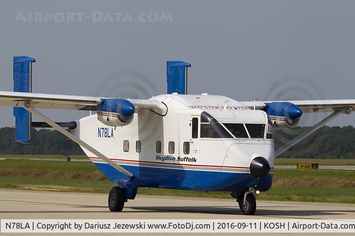 N78LA, 1976 Short SC-7 Skyvan 3 C/N SH1950, Short SC-7 Skyvan 3  C/N SH1950, N78LA