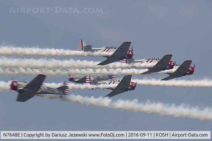 N7648E, 1942 North American SNJ-3 Texan C/N 78-6987, North American SNJ-3 Texan  C/N 786987 - Geico Skytypers, N7648E