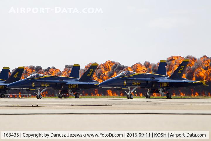 163435, 1987 McDonnell Douglas F/A-18C Hornet C/N 0634/C008, F/A-18C Hornet 163435 C/N 0634 from Blue Angels Demo Team  NAS Pensacola, FL