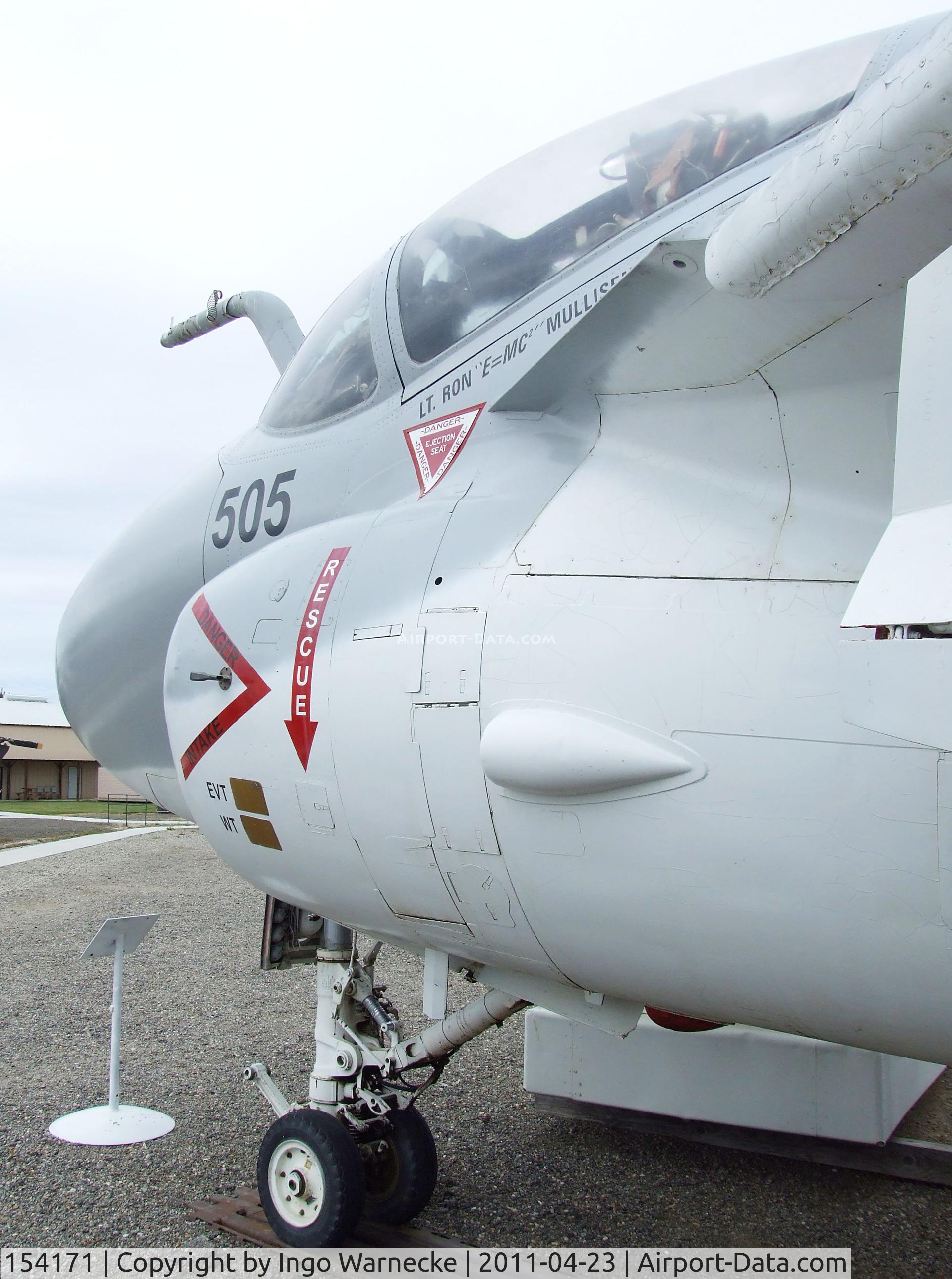 154171, Grumman A-6E Intruder C/N I-306, Grumman A-6E Intruder at the Estrella Warbirds Museum, Paso Robles CA