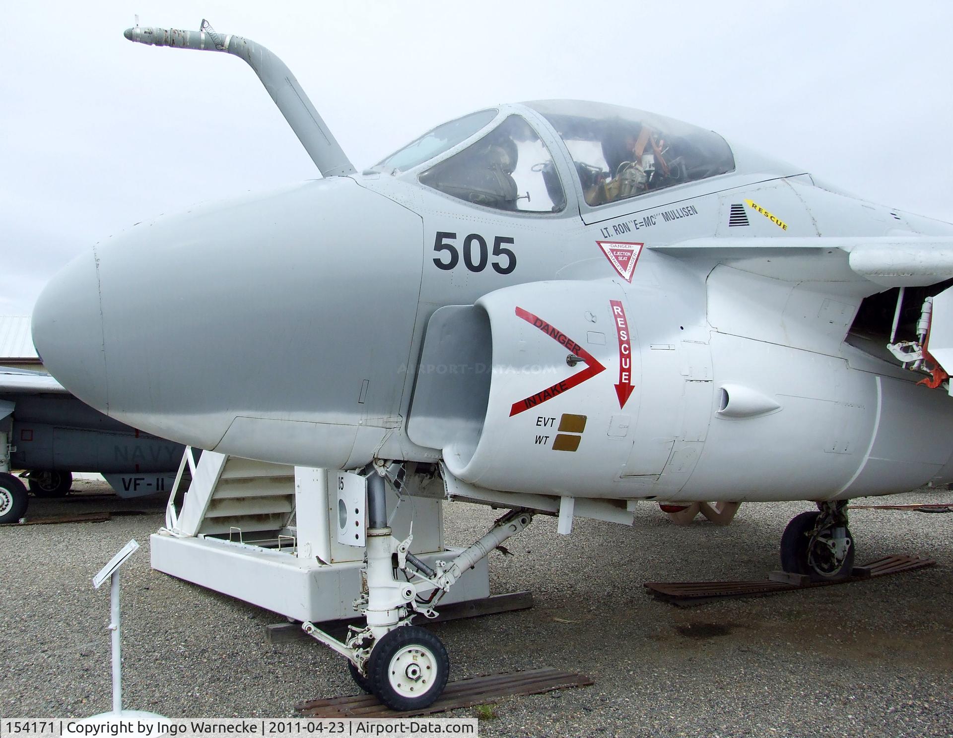 154171, Grumman A-6E Intruder C/N I-306, Grumman A-6E Intruder at the Estrella Warbirds Museum, Paso Robles CA