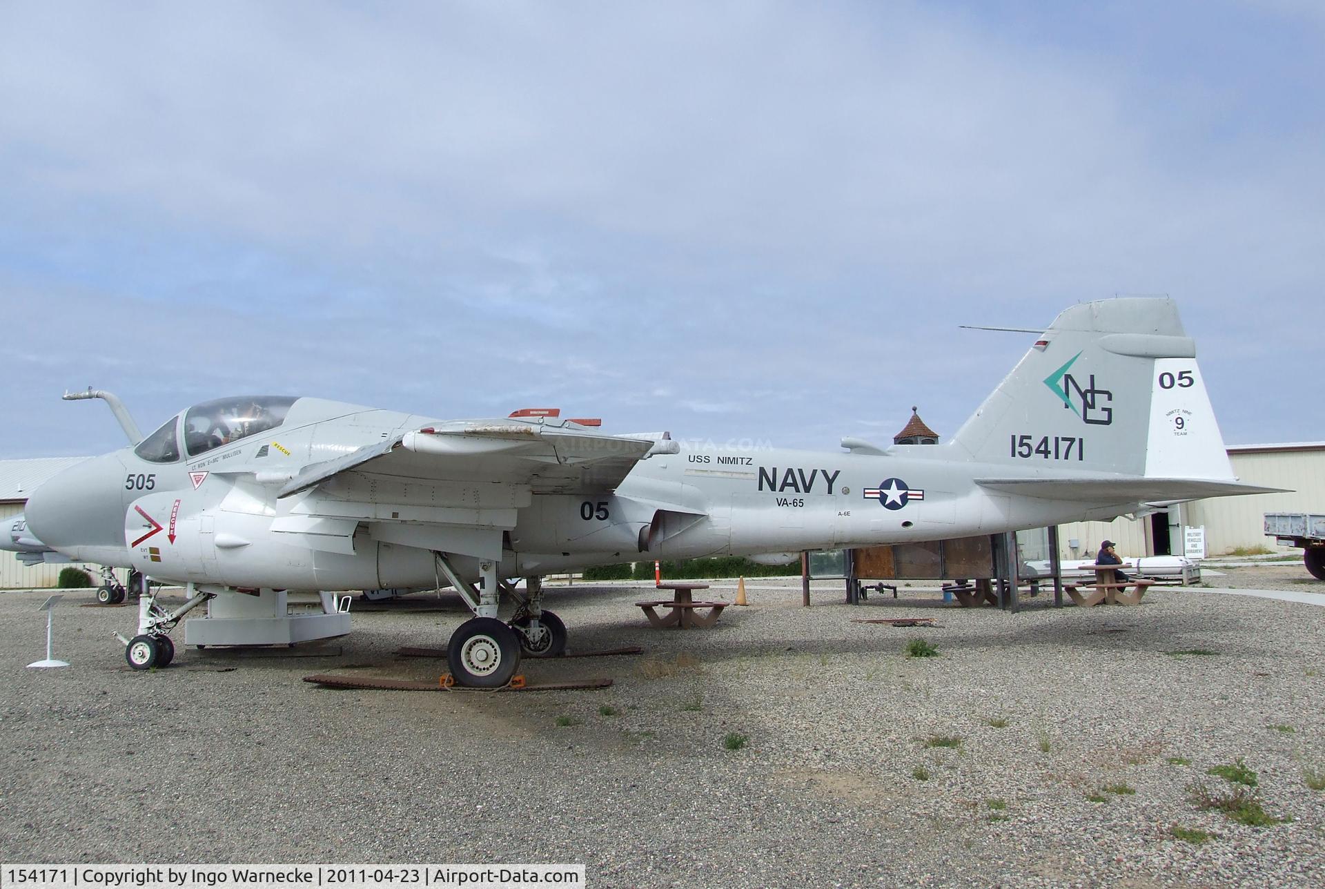 154171, Grumman A-6E Intruder C/N I-306, Grumman A-6E Intruder at the Estrella Warbirds Museum, Paso Robles CA